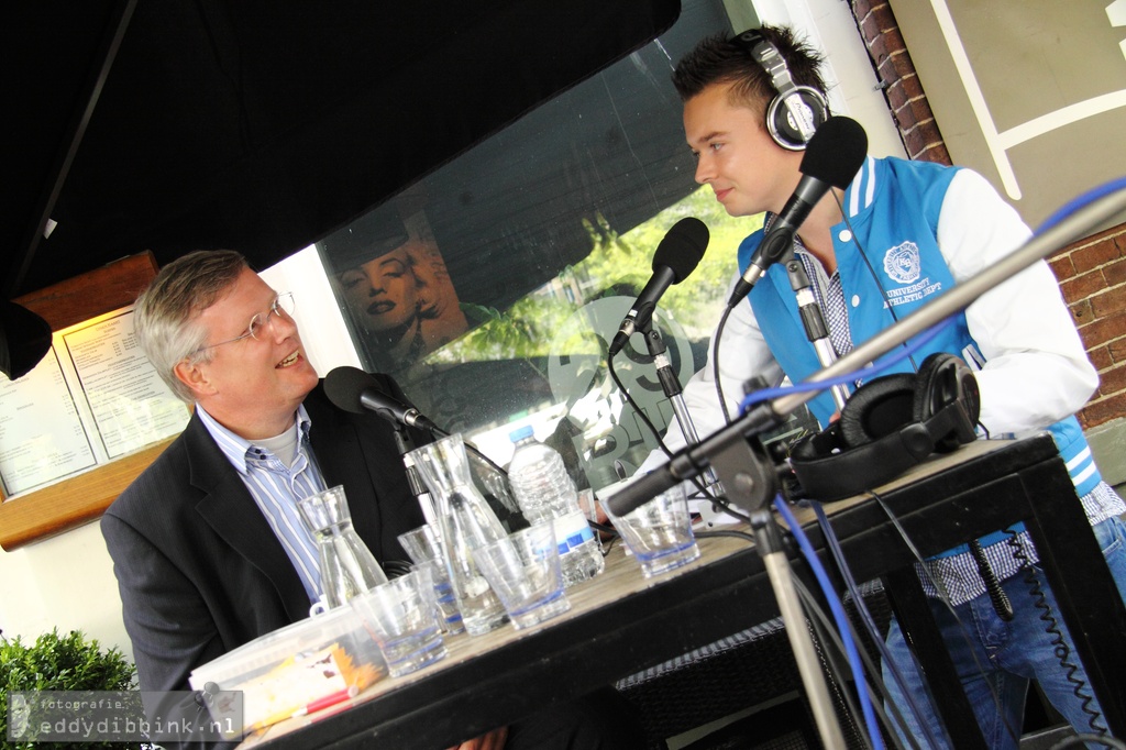 2011-08-07 DeventerRTV - live op de Boekenmarkt, Deventer 010